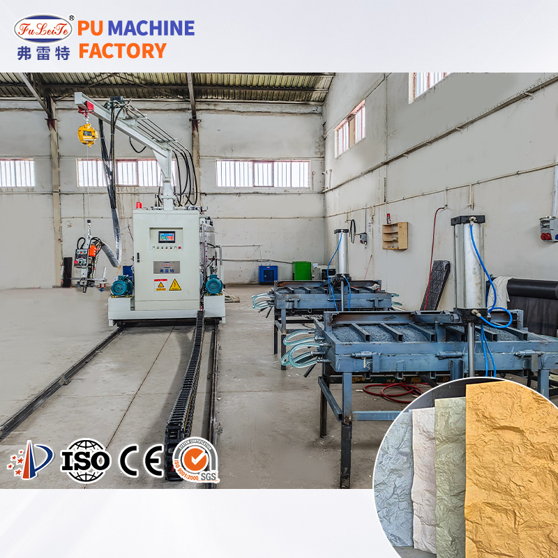 Customizable Non-Standard Production Equipment PU Artificial Stone Movable Track Foam Machine