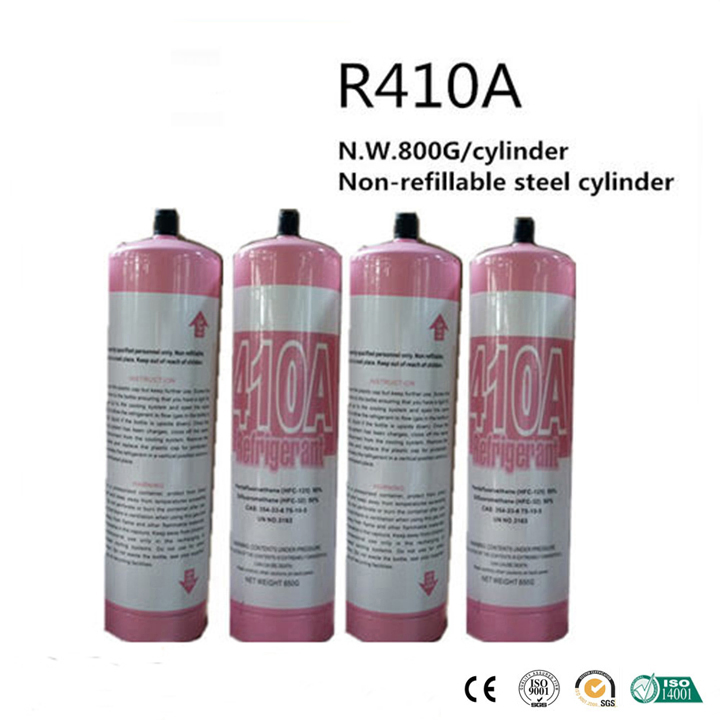 Mini bombole di gas refrigerante R134A R410A R404A R407c