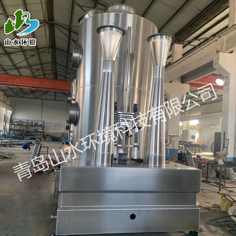 Eco-Friendly Exhaust Gas Collection Spray Tower Venturi Wet Scrubber