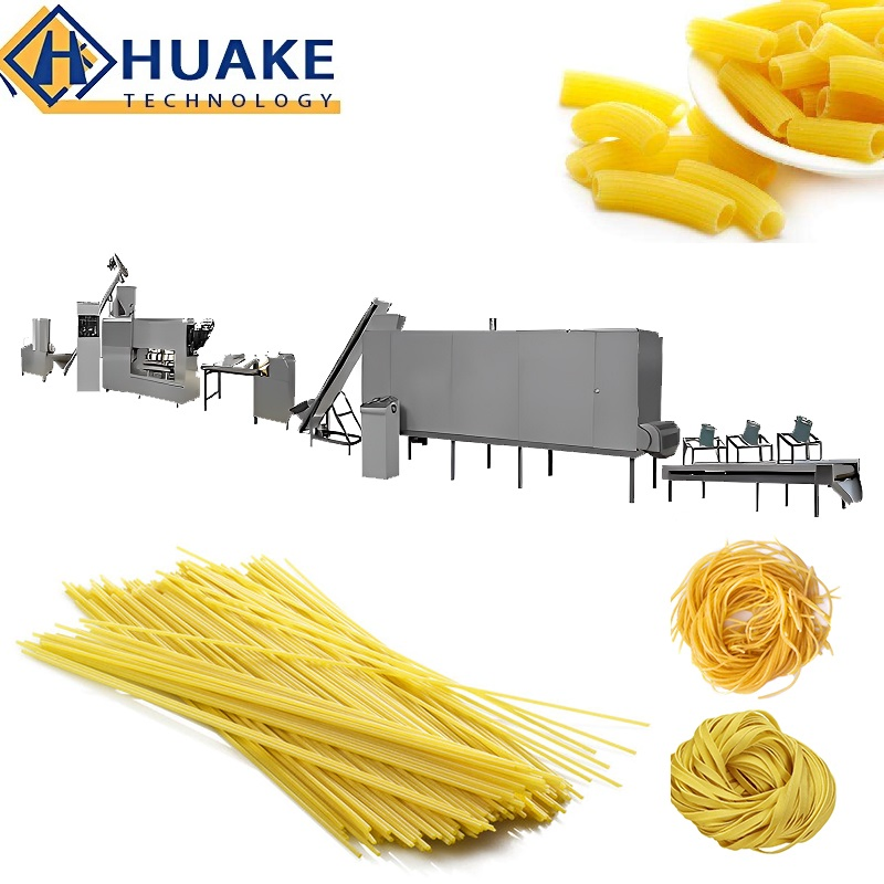 200-260kgs/Hr Macaroni Pasta Production Line Penny Spaghetti Food Machine