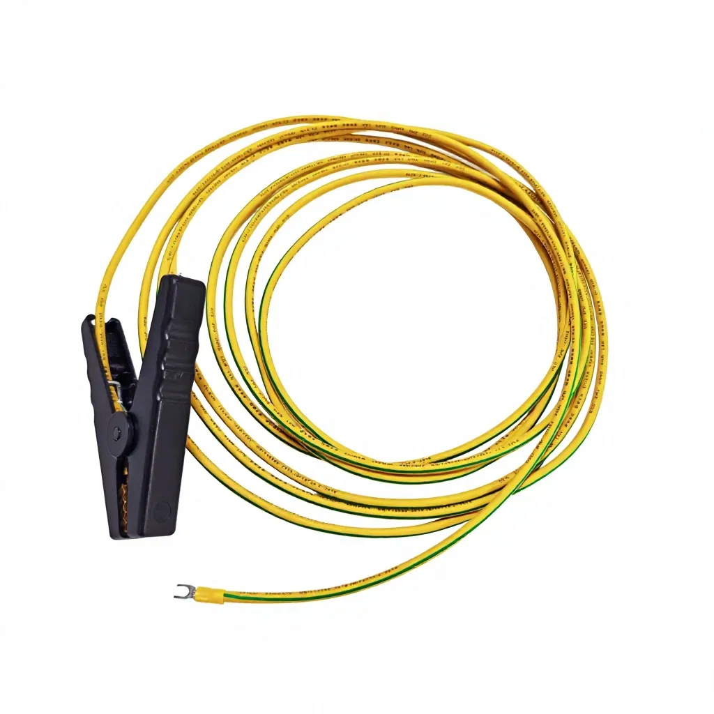 6mm² 6m Alligator Clip Connector Cable Crocodile Clip with Grounding Wire
