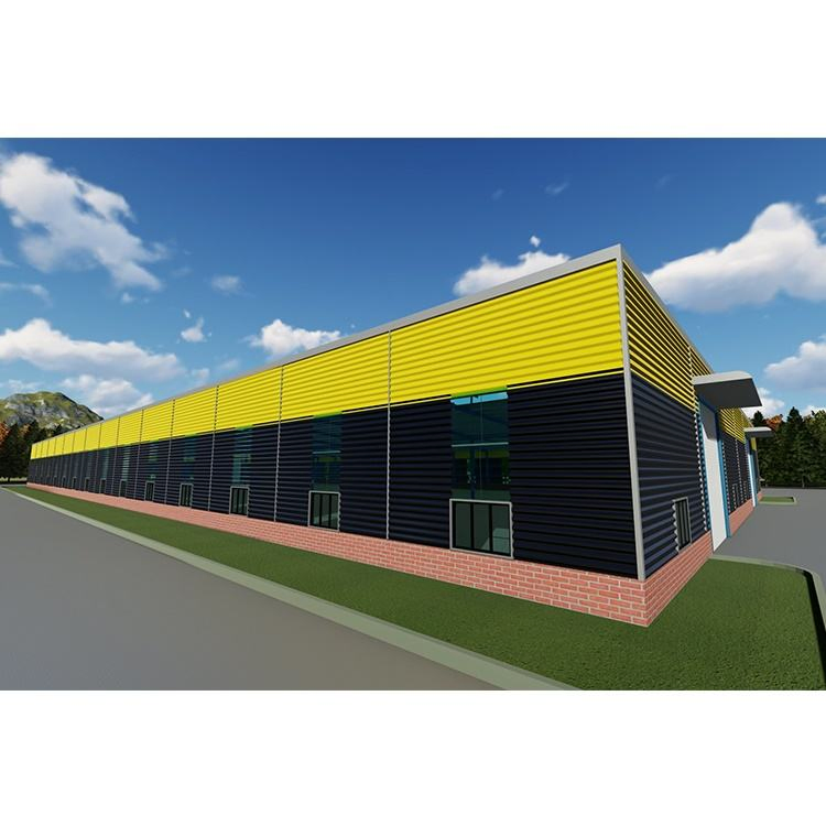 Struttura Prefabbricata di Design Industriale Struttura in Acciaio Magazzino