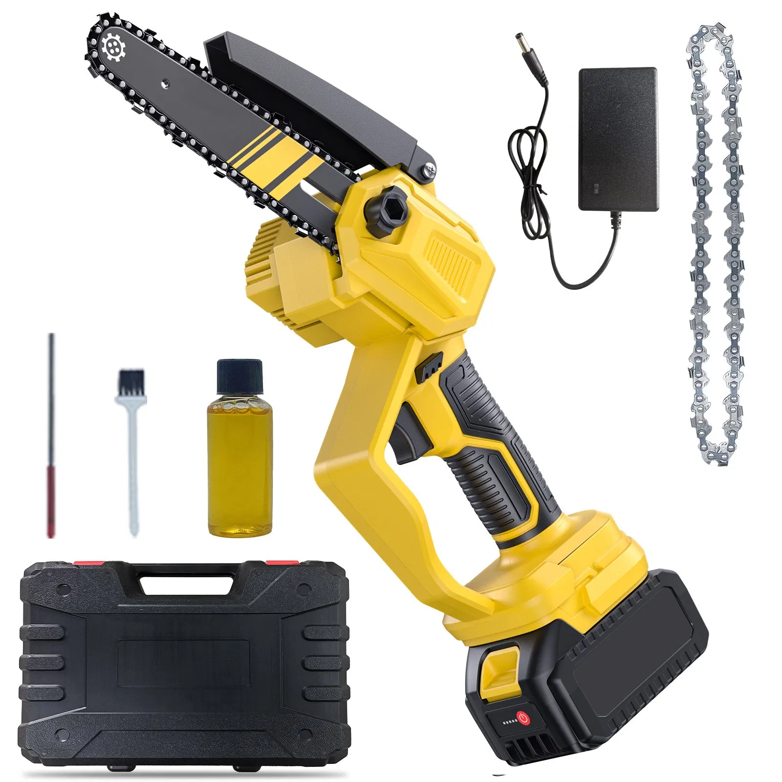 Portable 4/6 Inch Electric Cordless Handheld Lithium Chainsaw