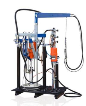 Macchina sigillante al silicone manuale a due componenti per vetrocamera