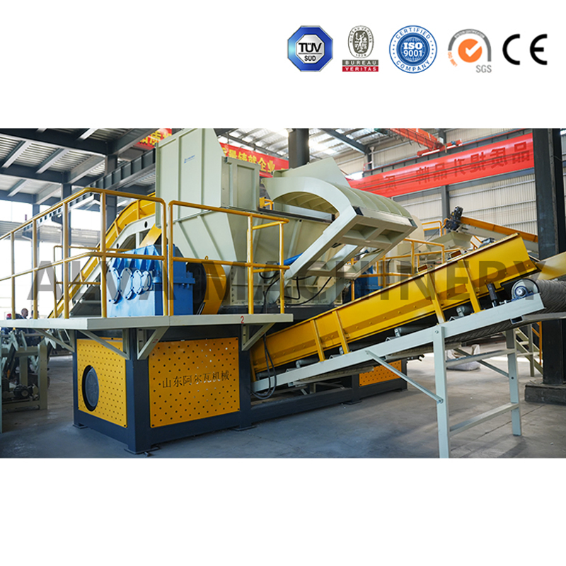 Automatic Double Shaft Metal Shredder for Iron Waste