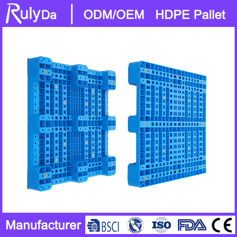 Heavy Duty Plastic Pallet Racking Storage 3 Runners Pallets