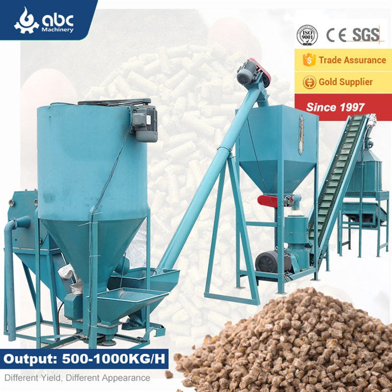 CE Approved Poultry Grain, Corn, Maize, Wheat Bran, Rice Husk, Sorghum, Rice Pellet Mill