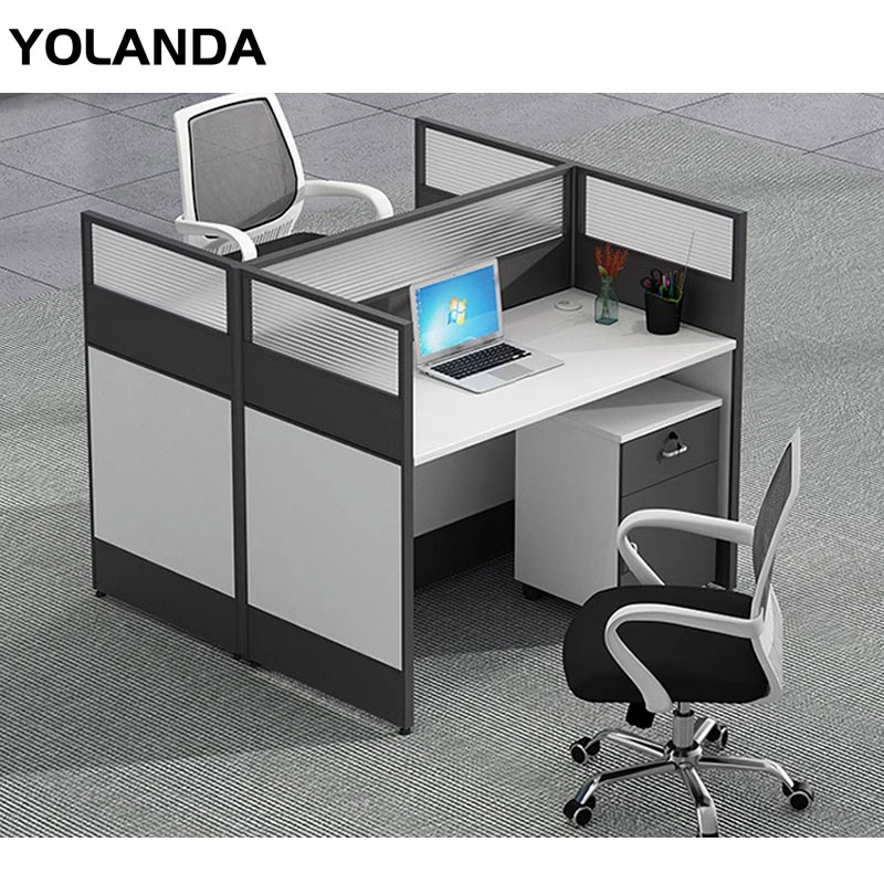 Yolanda Modern Call Center Cubicle Work Station Home Table Workstation Employee Computer Desk Office Partition