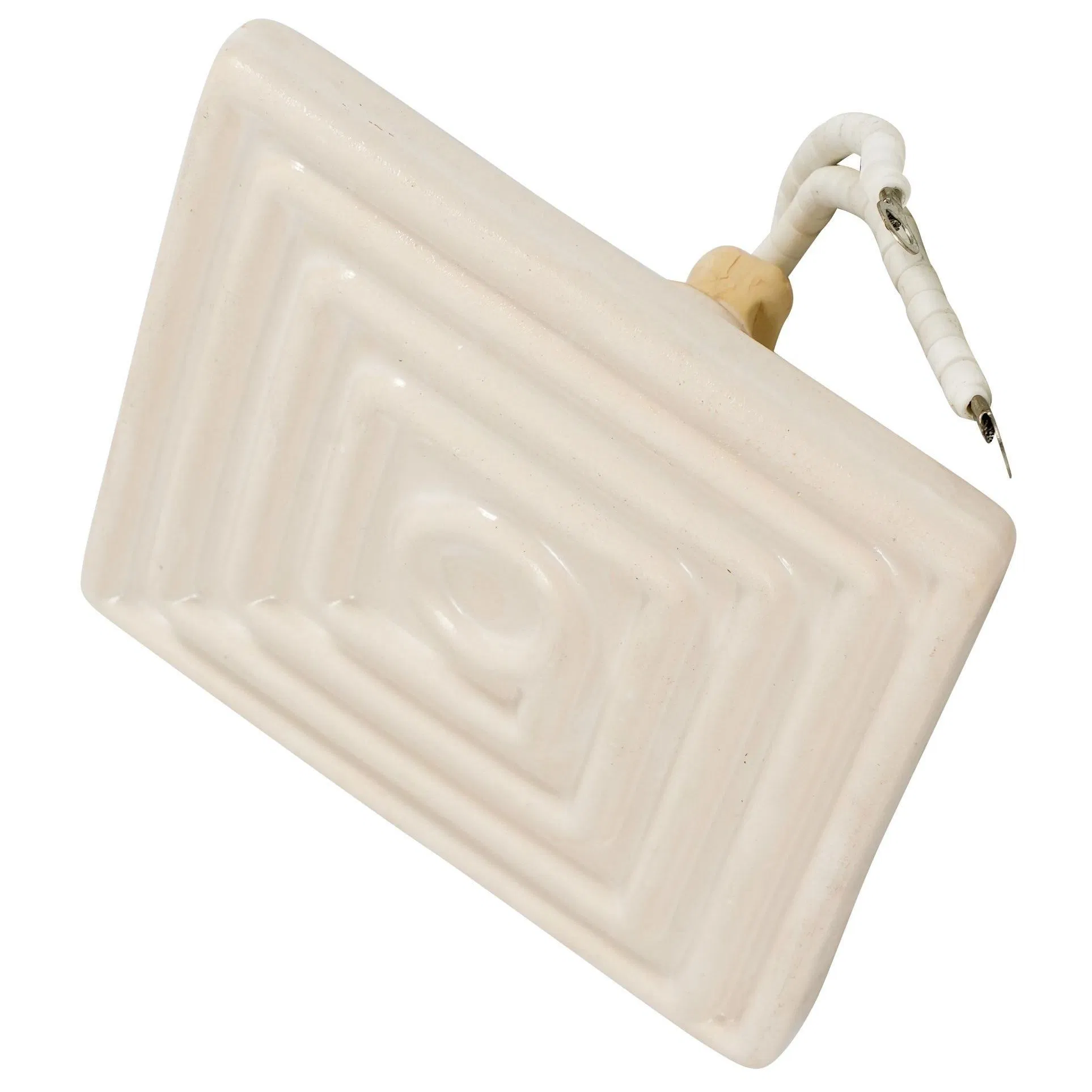 220V Black Square Electric Infrared Ceramic Plate Heating Element Heater