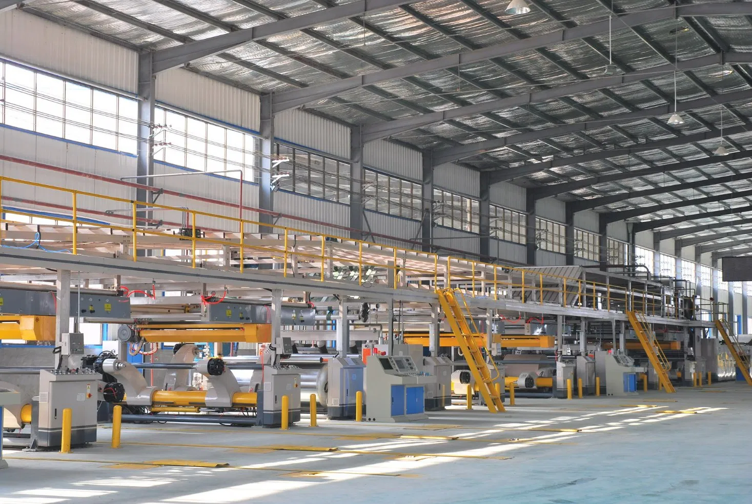 Linea di produzione di cartone ondulato a 3 strati