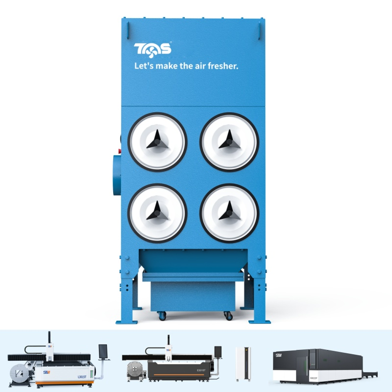 TMSC-4B Collettore di polvere a cartuccia Estrattore industriale di fumi laser