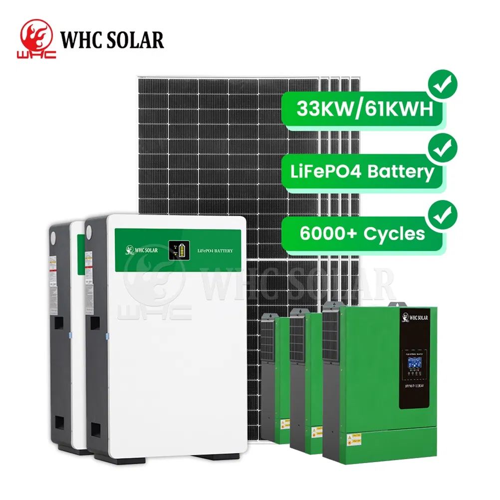 Гибридный комплект WHC Complete Solar Energy System 5 кВт 10 кВт 10 кВА 20 кВт 30 кВт Солнечная панельная энергосистема для домашнего использования