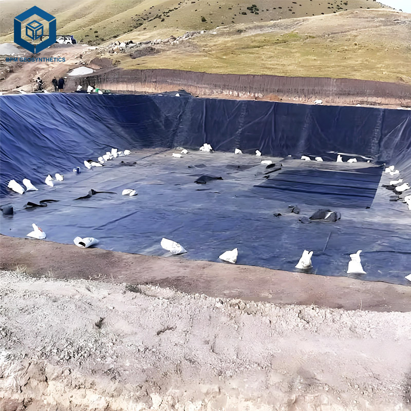 1.0mm Anti-Seepage Impermeable Smooth HDPE LDPE LLDPE Geomembrane