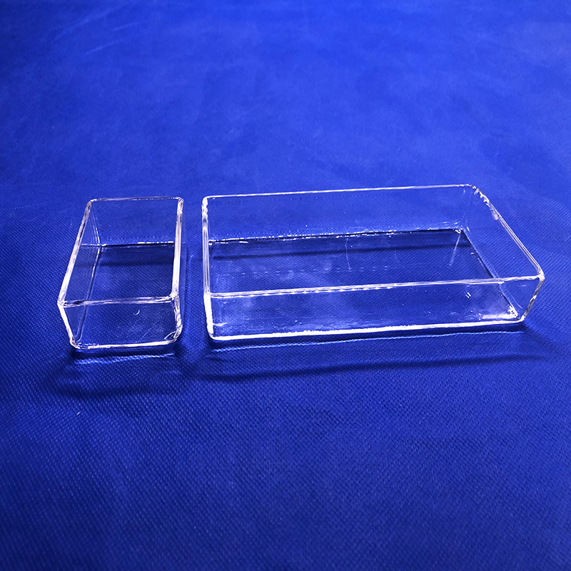 Customized High Purity Fused Silica Quartz Glass Washing Containers Tanks