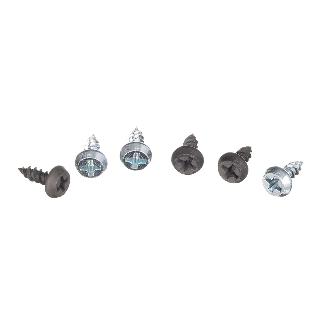 Universal Black Zinc Plain 12mm-25mm M4.2 M4.8 M5.5 M6.3 #8 Pan Framing Tapping Screw