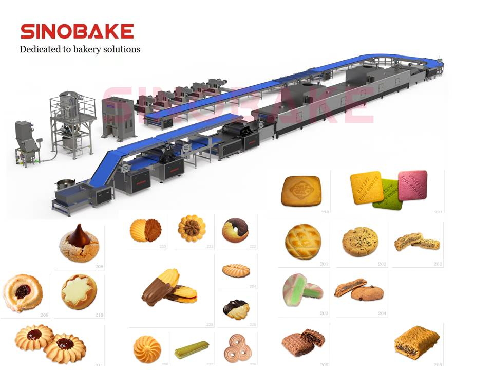 Sinobake Automatische Keksmaschine CE ISO Zertifizierter Kekshersteller