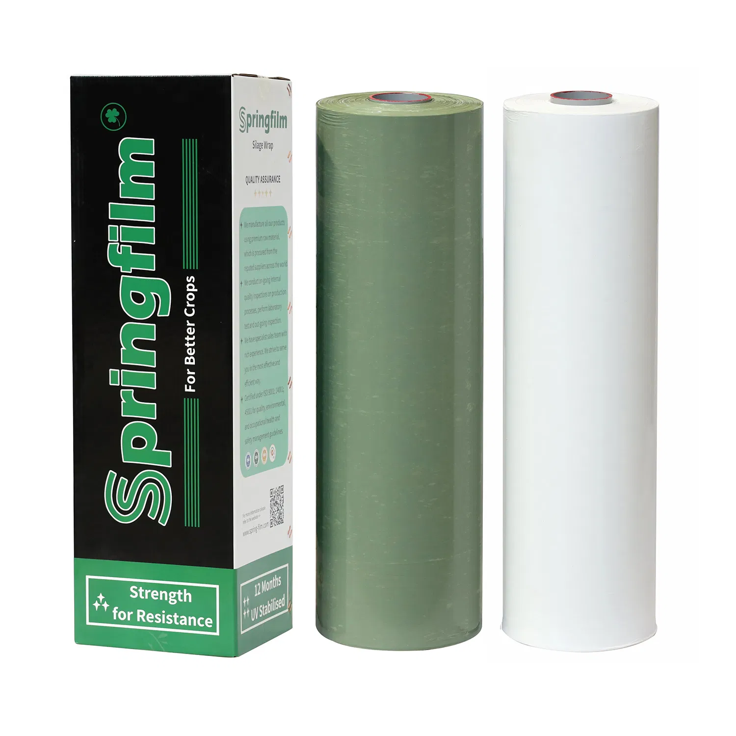 Blown Silage Wrap Film LLDPE Round Roll Stretch Bale Wrap Film for Silage Grass Bale