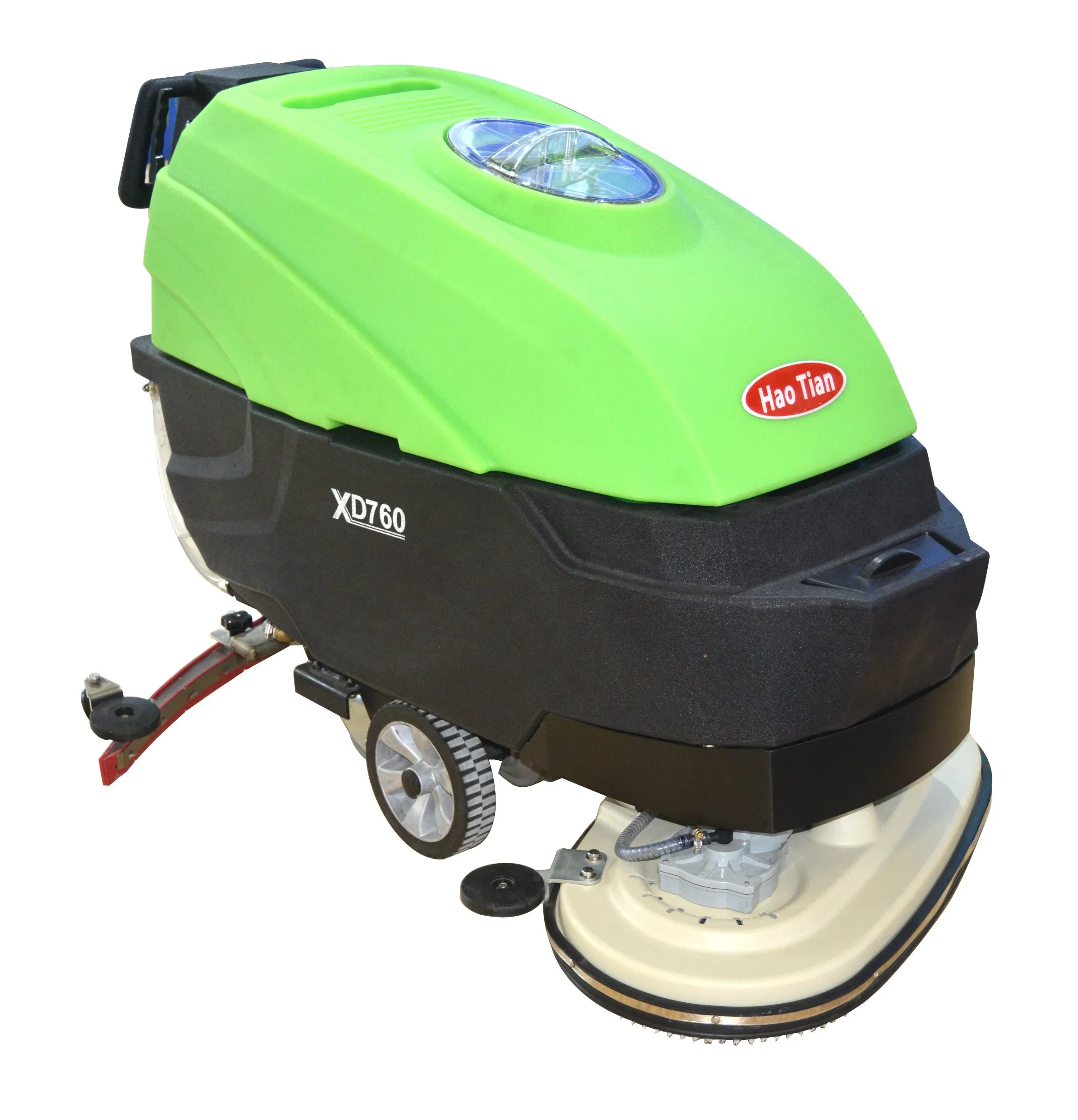 XD760 Spazzolatrice Doppia con Batteria Automatica a Spinta Manuale per Pavimenti in Piastrelle, Lavasciuga e Asciugatrice