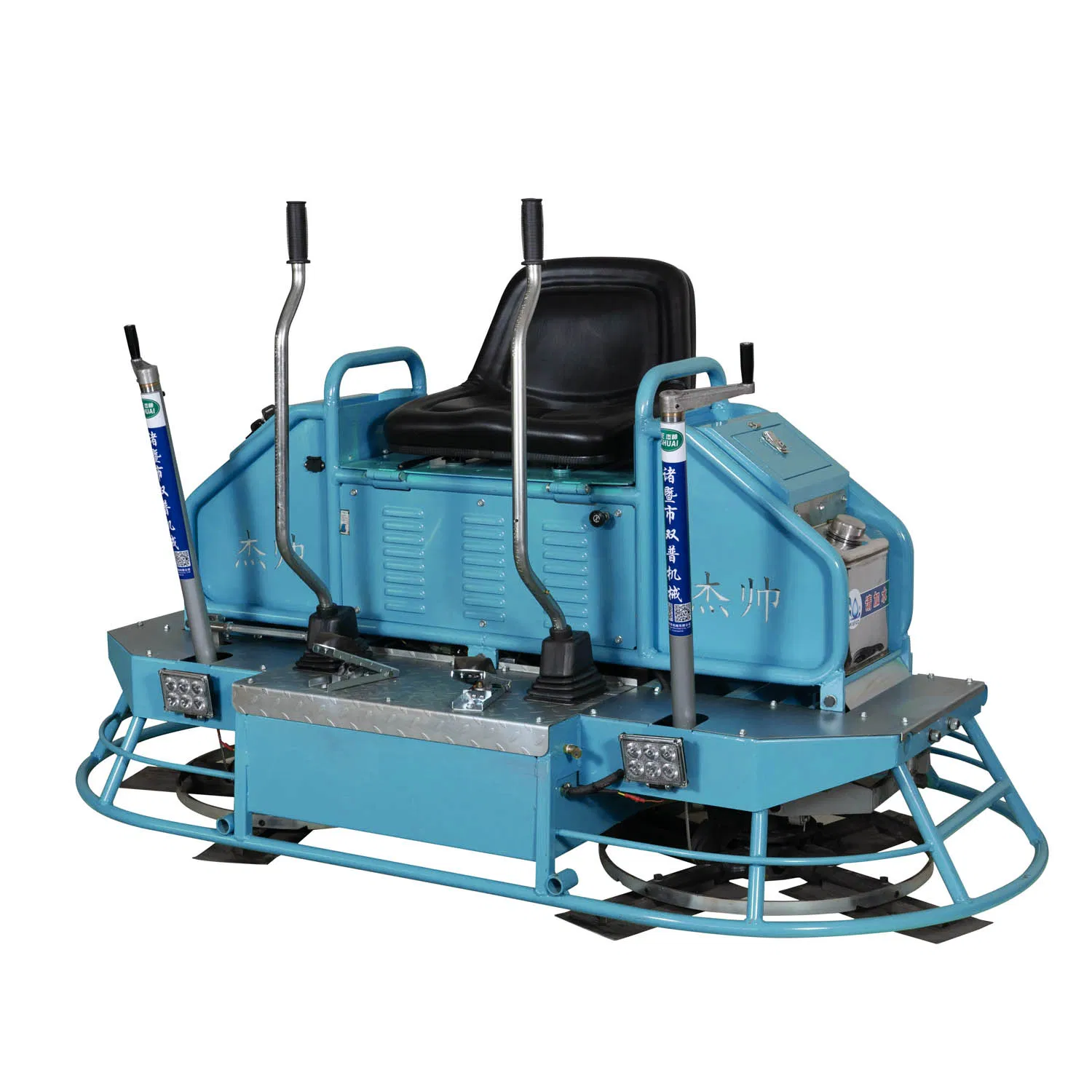 JS100-2 1000mm Side Control Lever Ride-on Concrete Power Trowel Machine