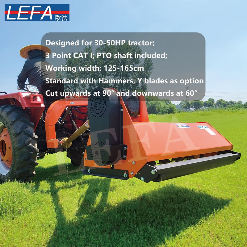 Lefa Flail Mower Farm Hydraulic Pto Side Flail Mowers