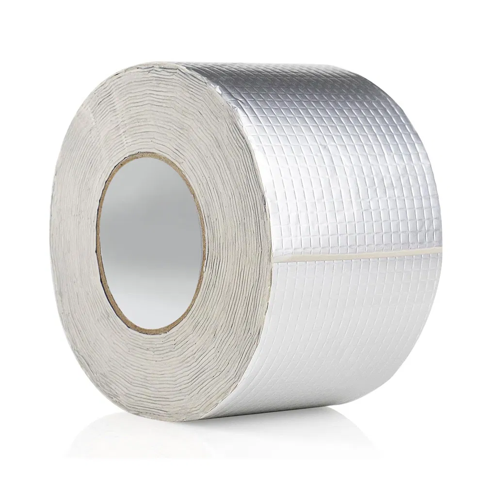Aluminum Foil Self Adhesive Waterproof Insulation Butyl Rubber Sealed Backed Foil Tape