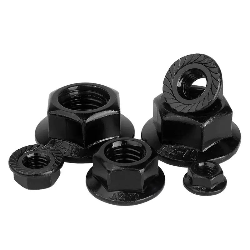 SS304 316 DIN 6923 Hex Hexagon M9 Flange Nut