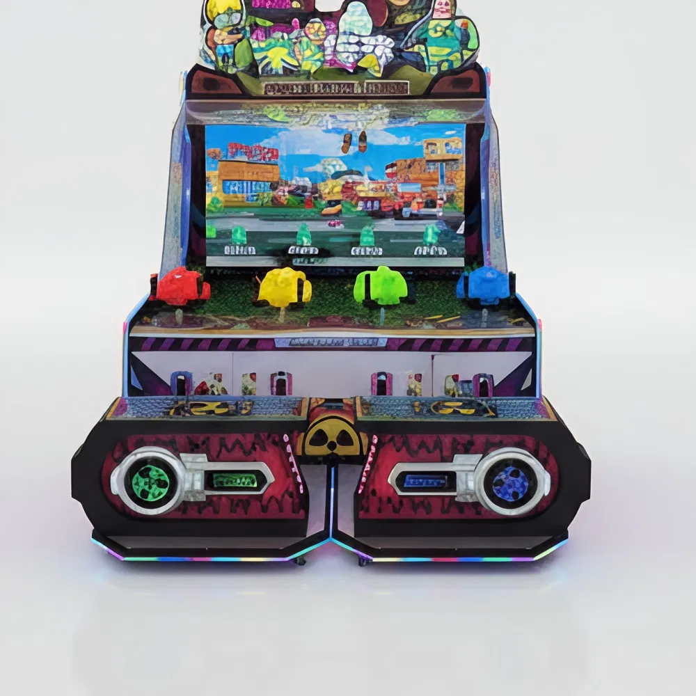 Macchina da gioco sparatutto ad acqua indoor a gettoni personalizzata per quattro giocatori