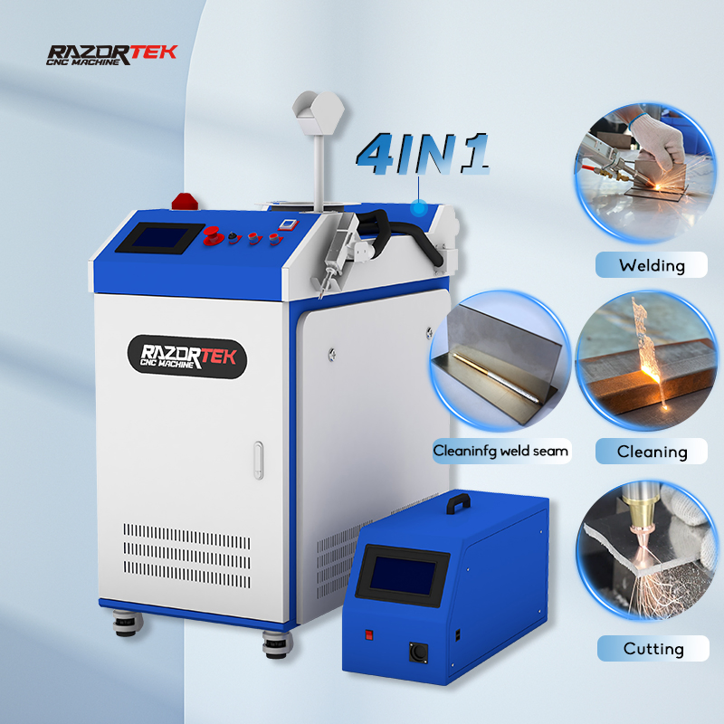 Portable 4 in 1 1200W 1500W 2000W 3000W Handheld Laser Welding Machine for Metal Stainless Steel Aluminum Welding and Rust Removal
