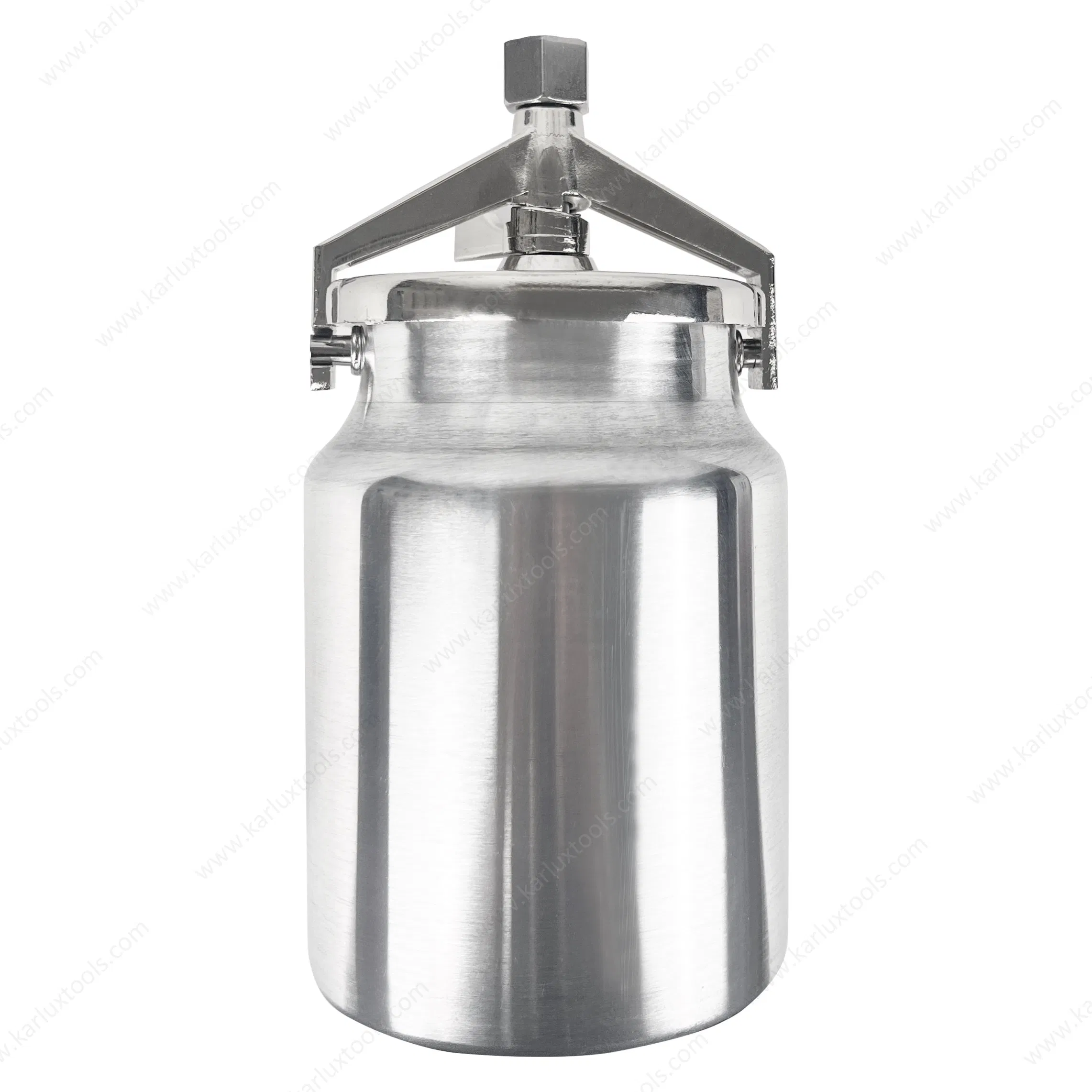 G3/8 Thread 1000ml 1L Aluminium Spray Gun Paint Cup Professional Suction Feed Fluid Pot Replacement Tank for Air Paint Gun