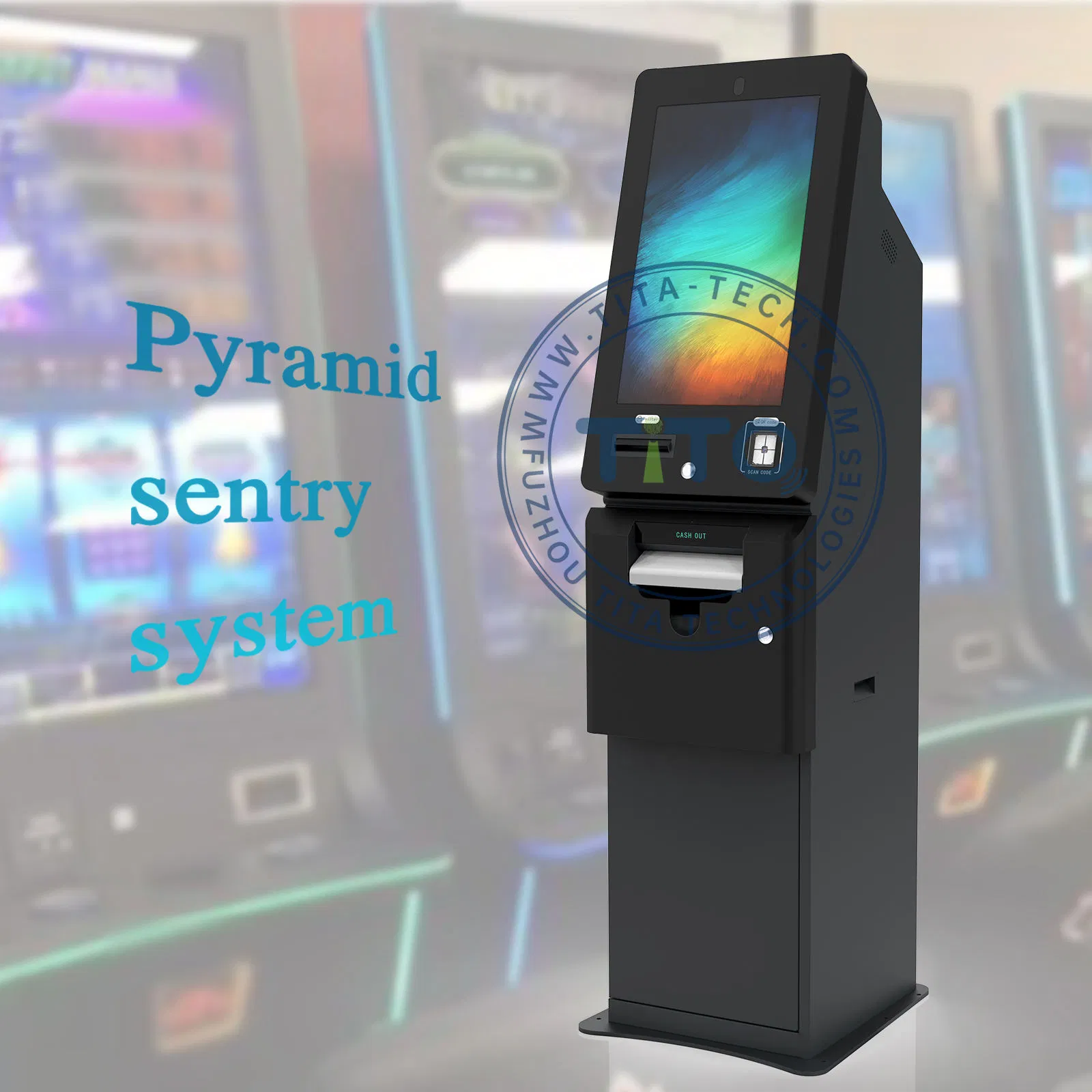 Terminale di rimborso contanti biglietti ATM chiosco terminale di pagamento self-service per cabinato gioco di abilità a gettoni
