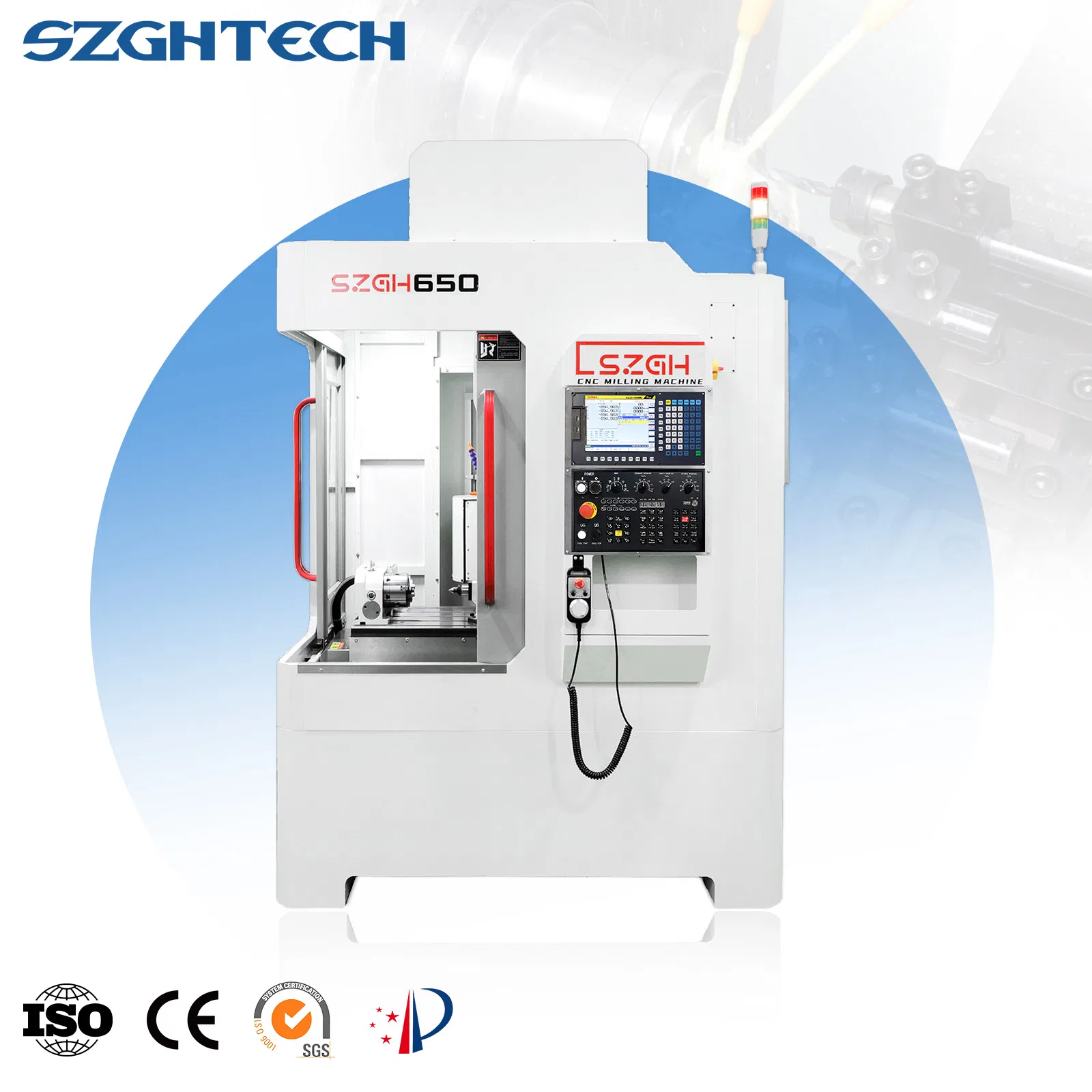 Szgh 650 CNC Milling Machine for Copper Iron Aluminum and Stainless Steel 3 4 Axis