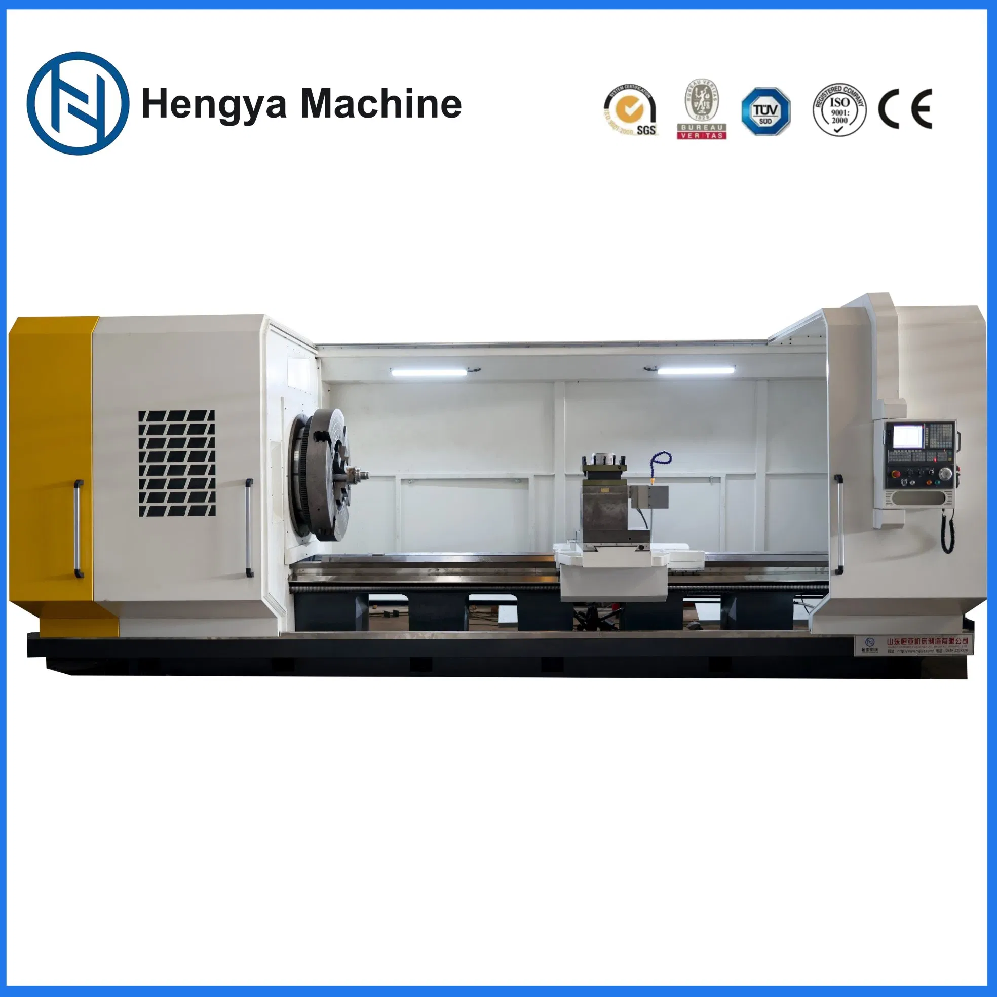 Präzisions-CNC-Drehmaschine für Rohrgewinde mit großer Spindelbohrung