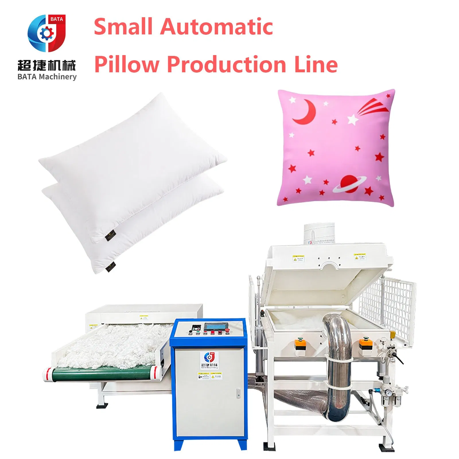 Sofa Cushion Pillow Filling Production Line Cotton Opener Fiber Stuffing Pillow Machine