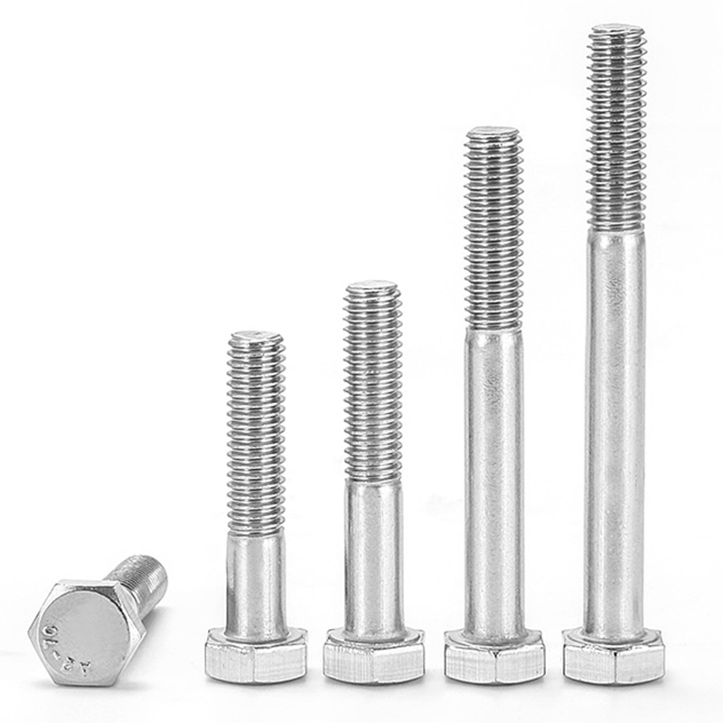 Stainless Steel SS304 SS316 Head DIN931 M6 M12 Hex Bolt