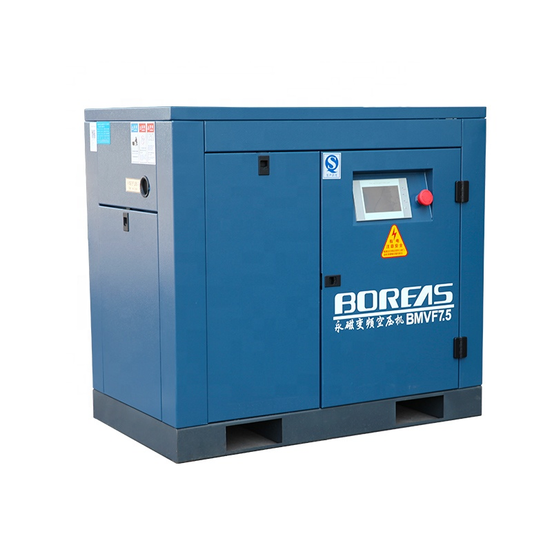 Compressore d'aria per il risparmio energetico nel settore energetico con isolamento economico