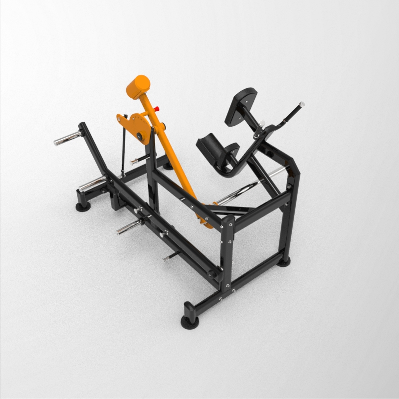 Attrezzatura fitness commerciale da palestra macchina per glutei con kick back a pendolo e hip thrust