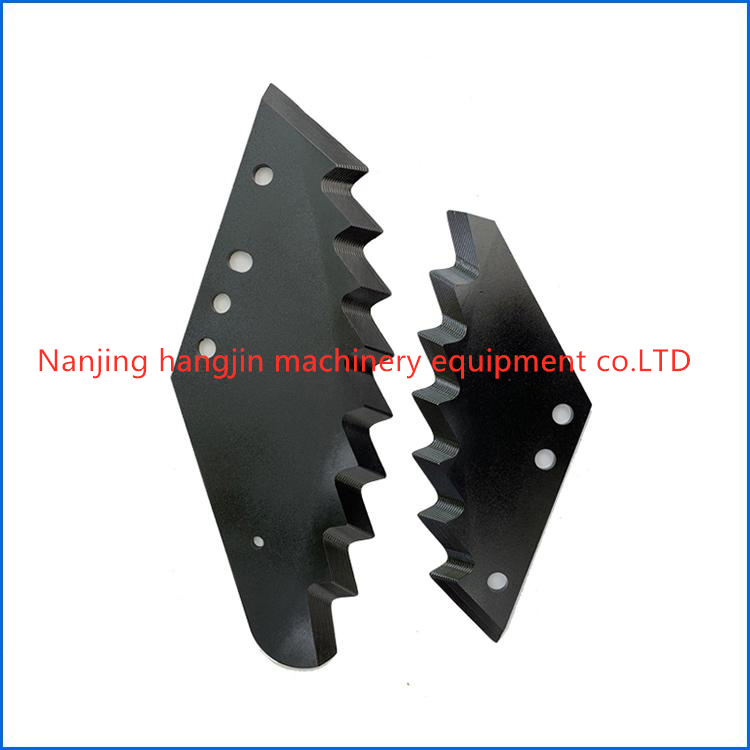 Lama miscelatore mangime per allevamento bovino, lame per macchine zootecniche, lama falciatrice, coltello a denti grandi per miscelatore mangime TMR