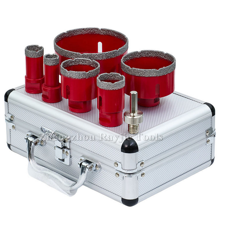 Vacuum Brazed Diamond Drilling Core Bits Hole Saw Cutter for Porcelain Marble Granite