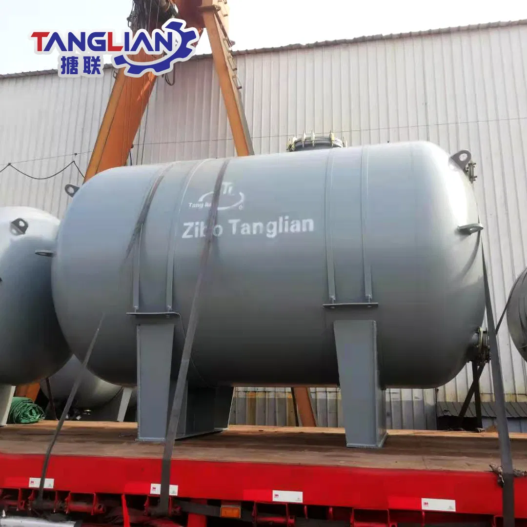 Glass Lined Vertical / Horizontal Distilling Reaction Mixing Storage Tank