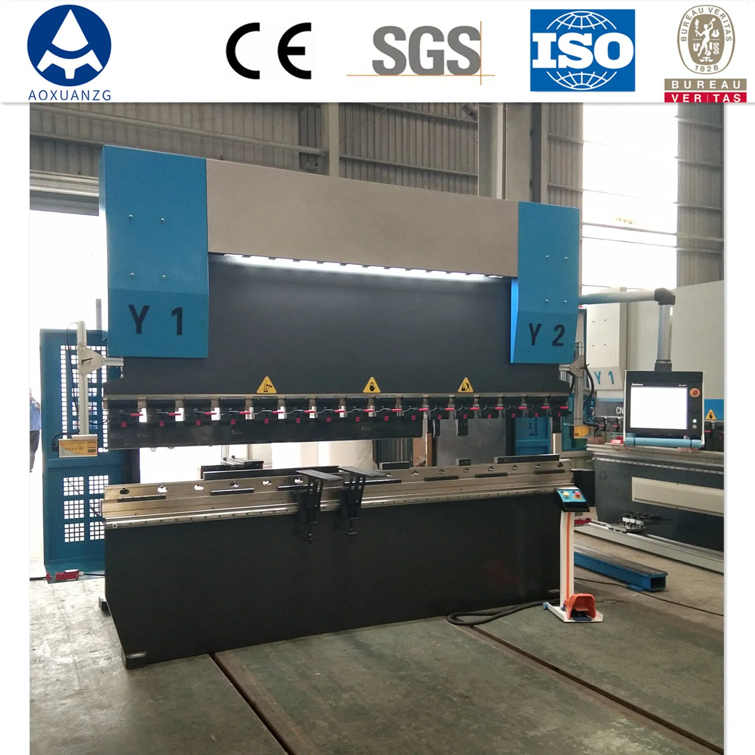 125t 3200 8+1 Axis Da66t Hydraulic CNC Press Brake for Sheet Steel