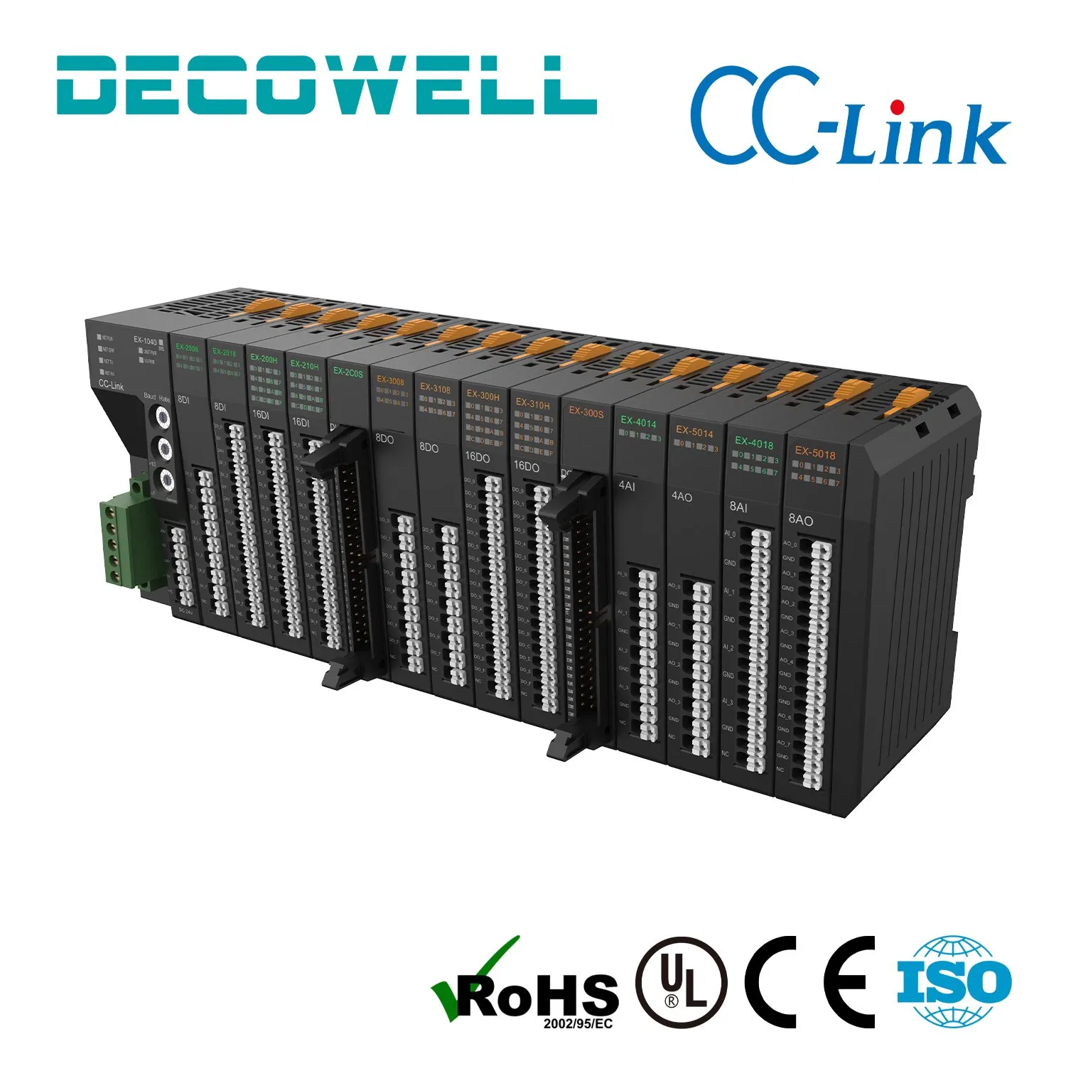 Distributed IO System for PLC Integration Using CC-Link Industrial Network