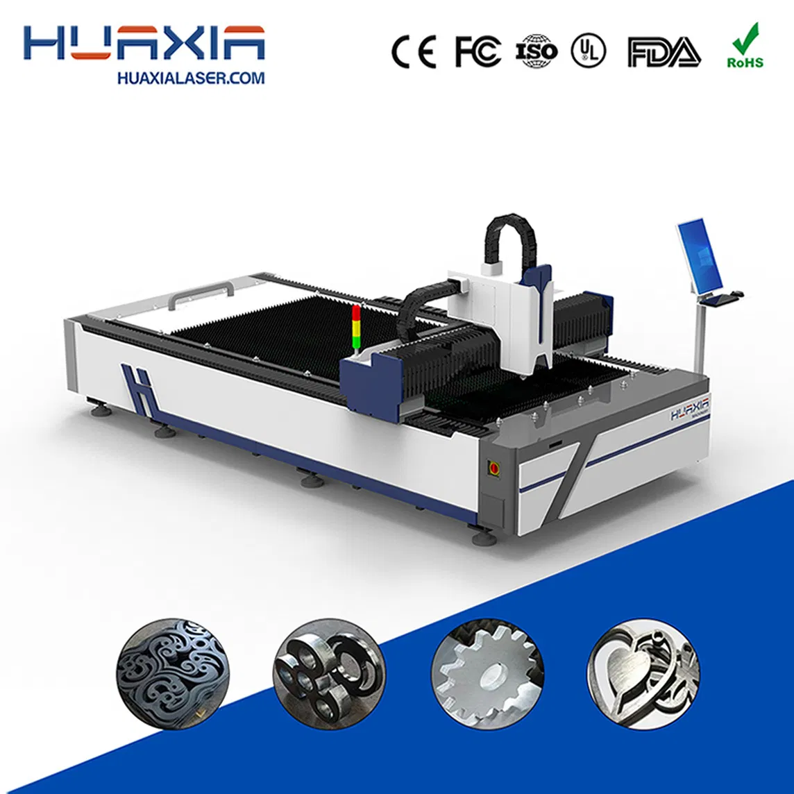 1500W 2000W 3000W CNC Fiber Laser Cutting Machine for Precision Sheet Metal Fabrication Stainless Steel Carbon Steel Aluminum