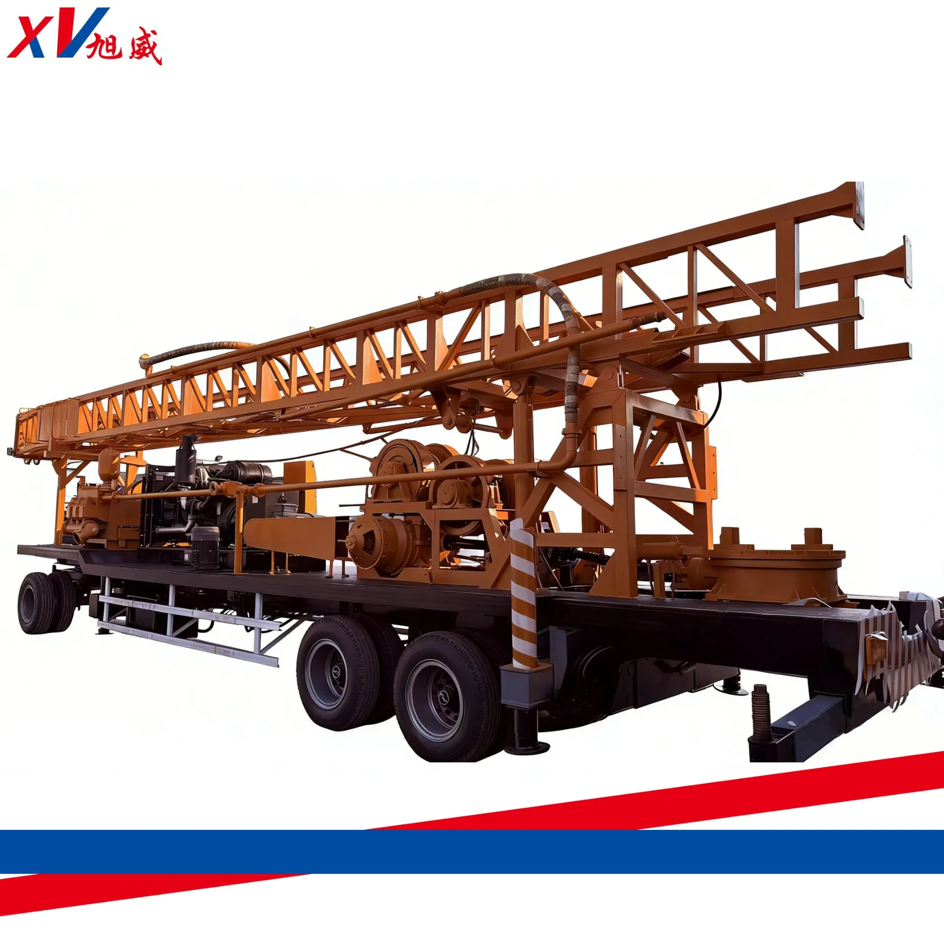 600m-1500m Truck Mounted Water Well Drilling Rig