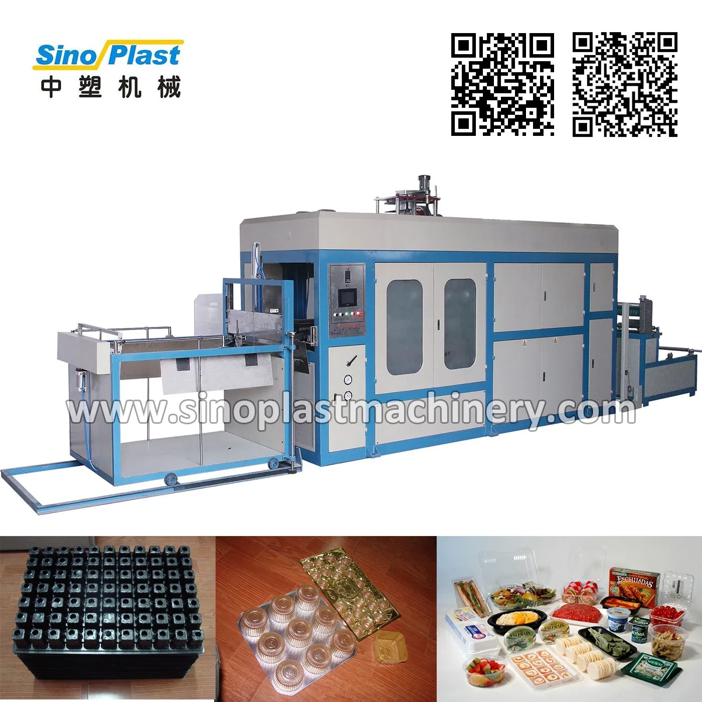 Automatische Kunststoff-Vakuumformmaschine