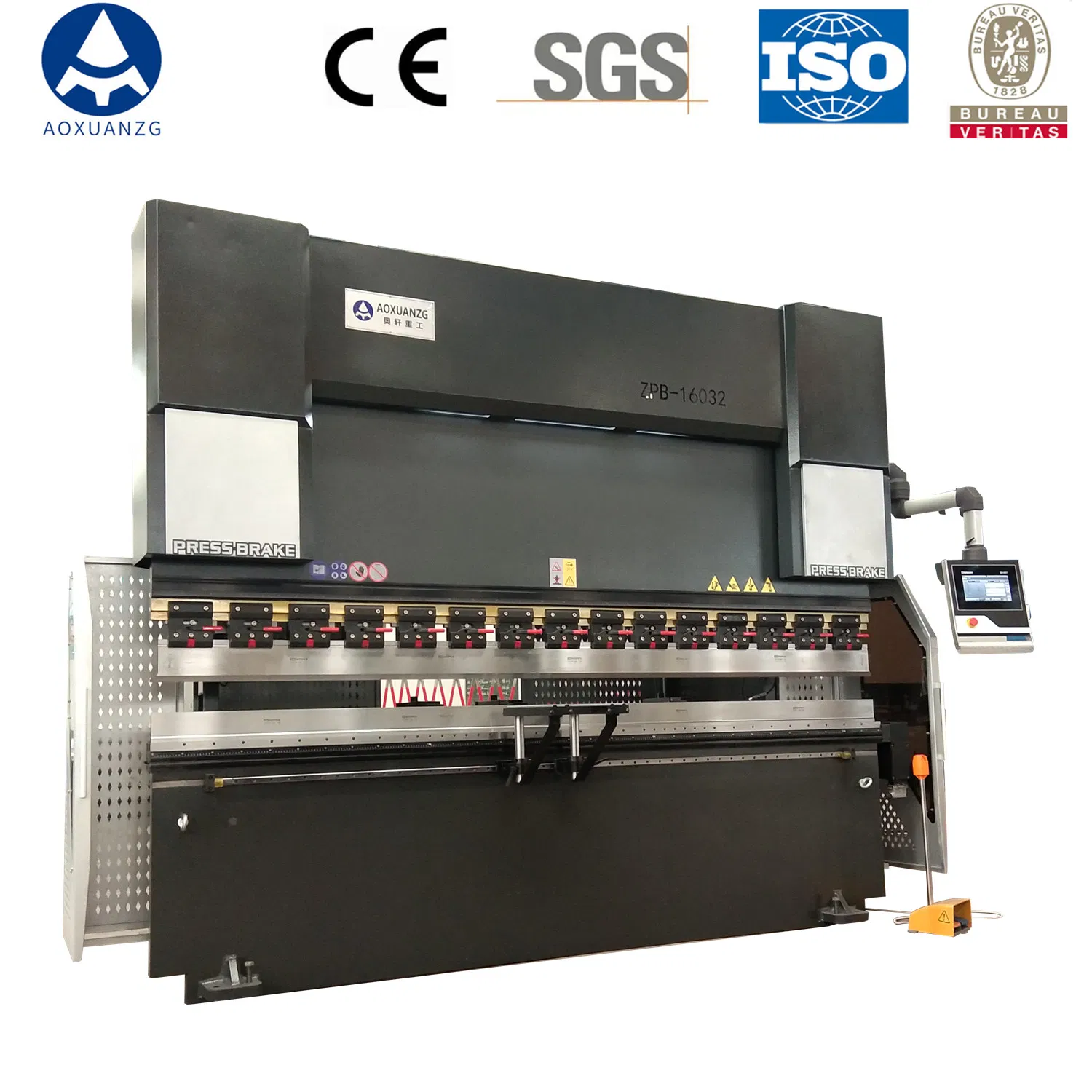 8+1 Axis Hydraulic CNC Press Brake Bending Machine for Carbon Steel
