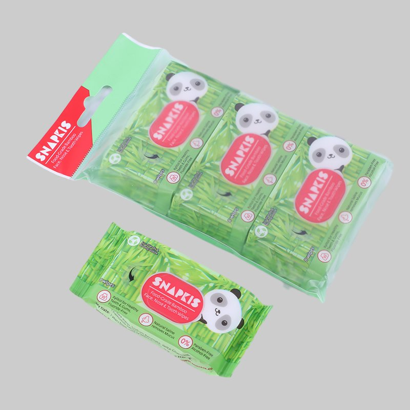 Soft Gentle Strong Alcohol-Free Mini Package Disposable Flushable Baby Wet Towel