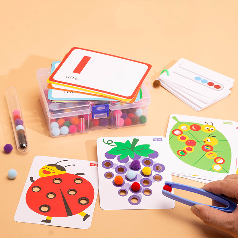 POM-POM Bastelset DIY Spielzeug für Kinder