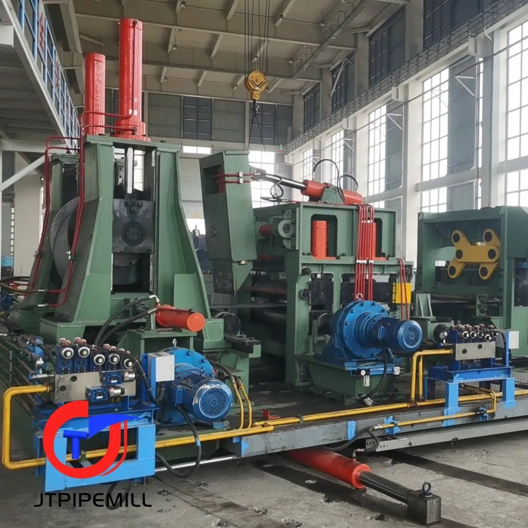 Carbon Steel Coil Front Bridge Swing Uncontinuous Spiral Welded Pipe Mill