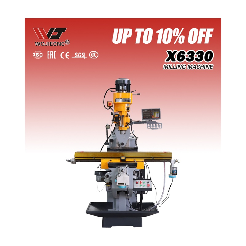 X6330 Fraiseuse verticale universelle à tourelle pour métal