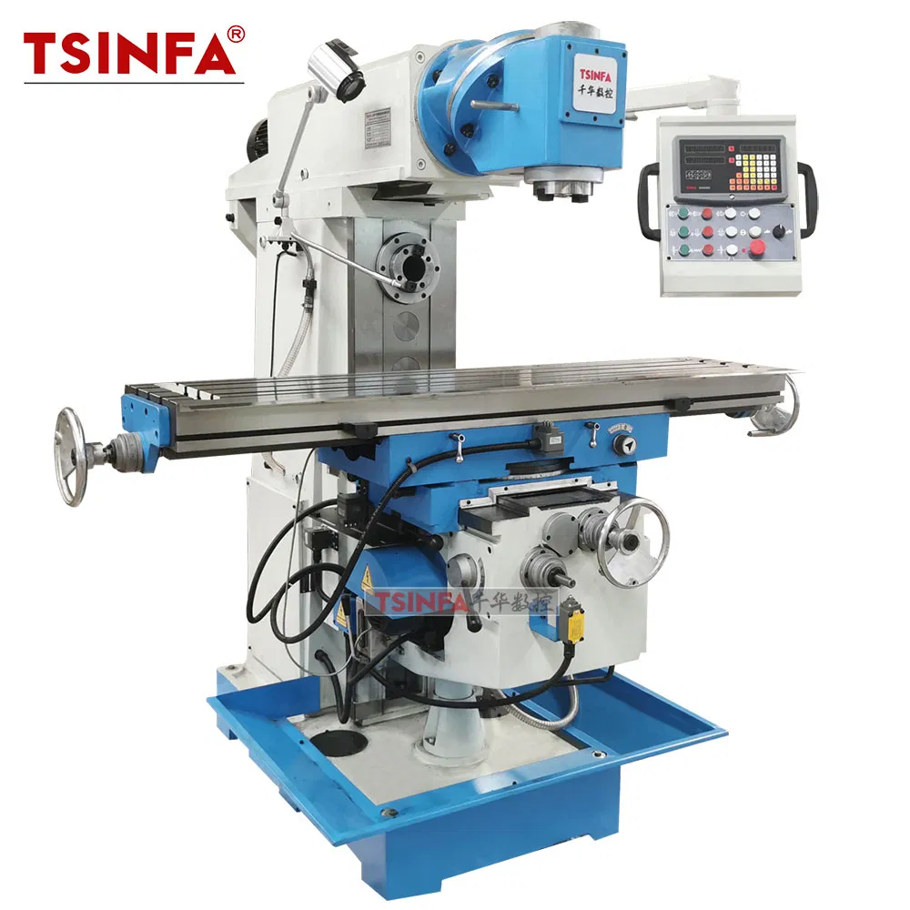 Universal Milling Machine Wn736A Vertical Horizontal 360 Swivel Head